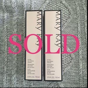 Mary Kay Eye Make Up Remover Lot of 2
